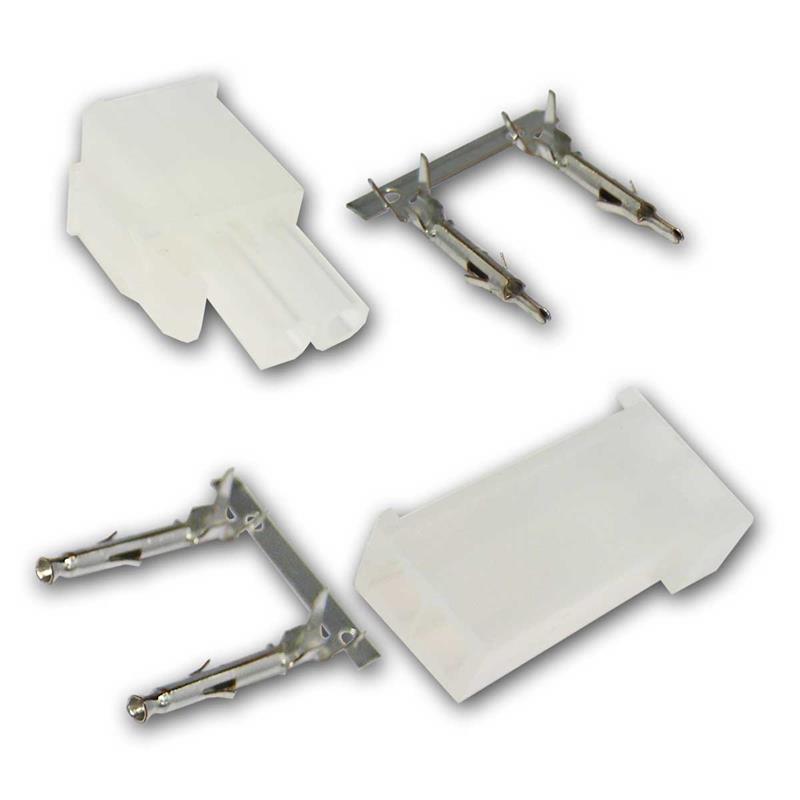 Steckverbindung 2-polig, mit Verriegelungssystem, lösbar Steckverbindung 2-polig, mit Verriegelungssystem, lösbar