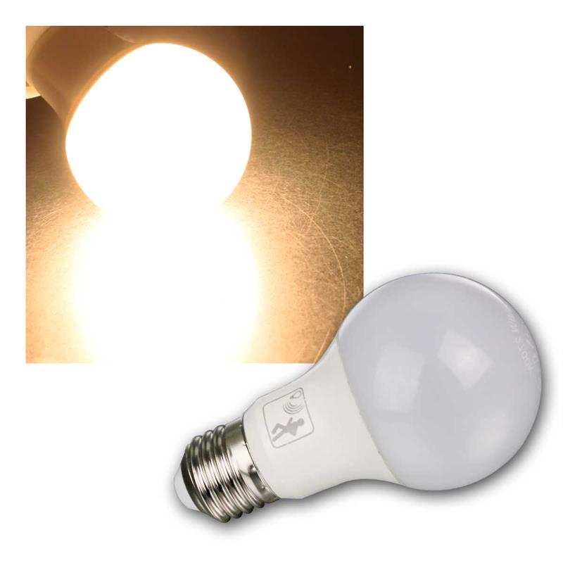 E27 LED Leuchtmittel, smarte LED Lampe mit Bewegungsmelder E27 LED Leuchtmittel, smarte LED Lampe mit Bewegungsmelder