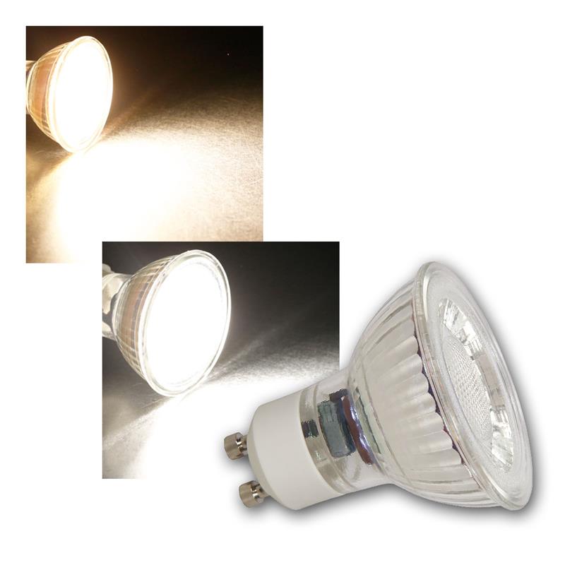 GU10 LED Strahler "MCOB", LED Reflektorstrahler, Halogenlook