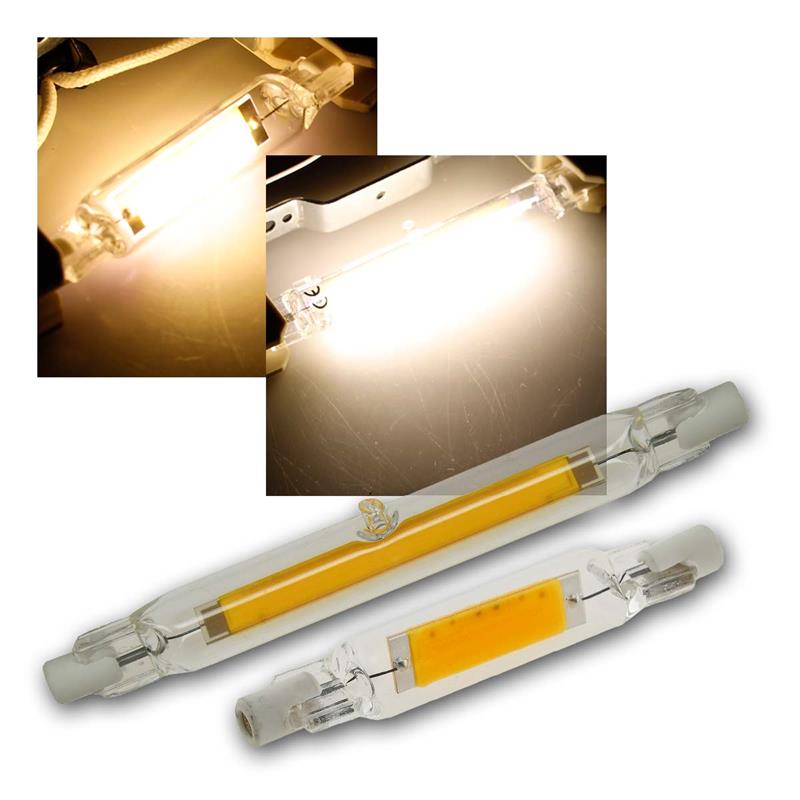 R7s LED Leuchtmittel, 78mm & 118mm, warm- & neutralweiß