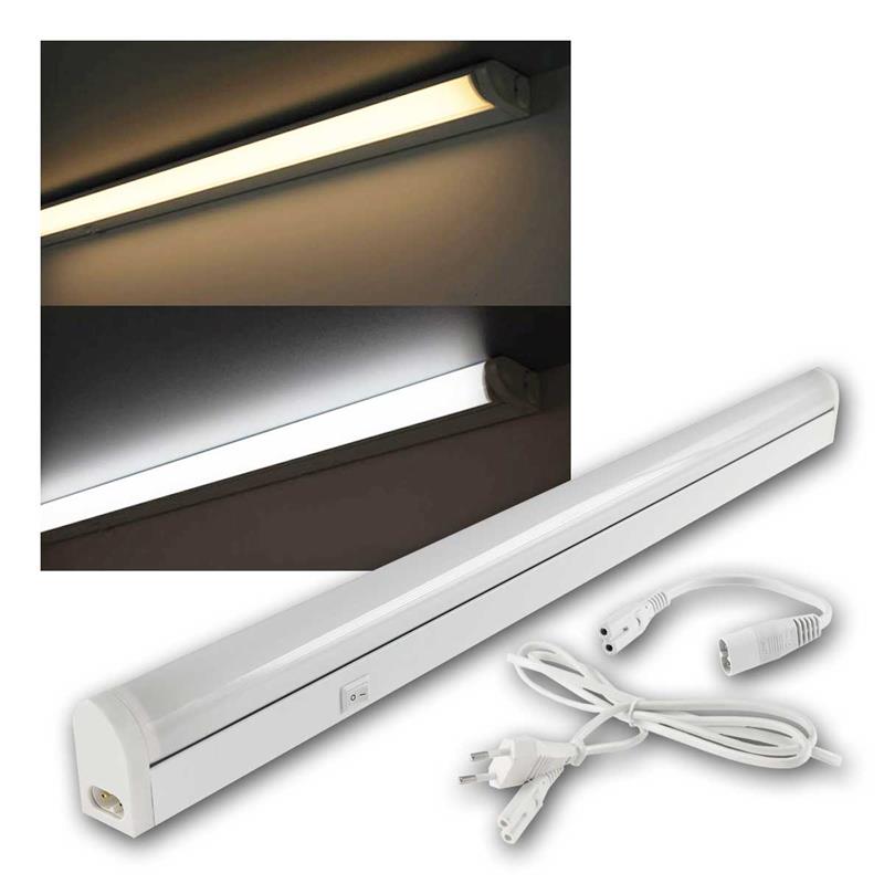 LED-Leiste "CT-LSW56", 2 Lichtfarben, schwenkbar, 8W, 913lm