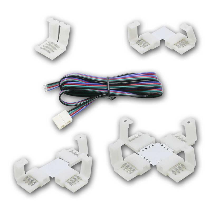 Schnellverbinder "Easy" für RGB LED Strip, 4-polig, lötfrei