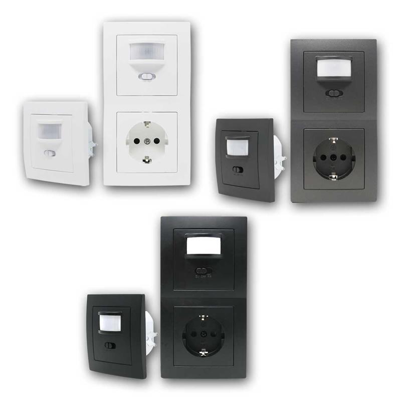 EOB Unterputz IR-Bewegungsmelder IR30 – Infrarot-Sensor Für Treppenhäuser, Flure, Außenbereiche