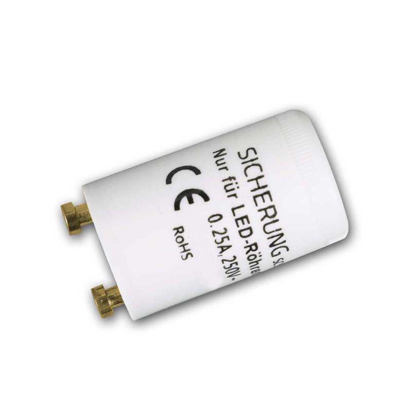 Starter für LED-Röhre T8, KVG & VVG kompatibel, 250V/0,25A