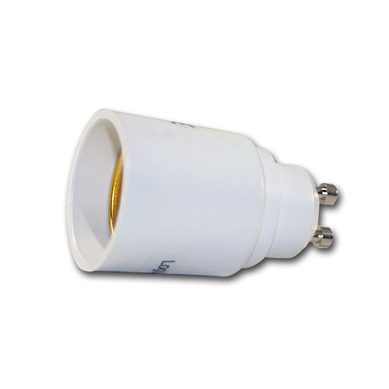 Lampenadapter E27 Sockel auf GU10 Fassung, Lampensockel Lampenadapter E27 Sockel auf GU10 Fassung, Lampensockel
