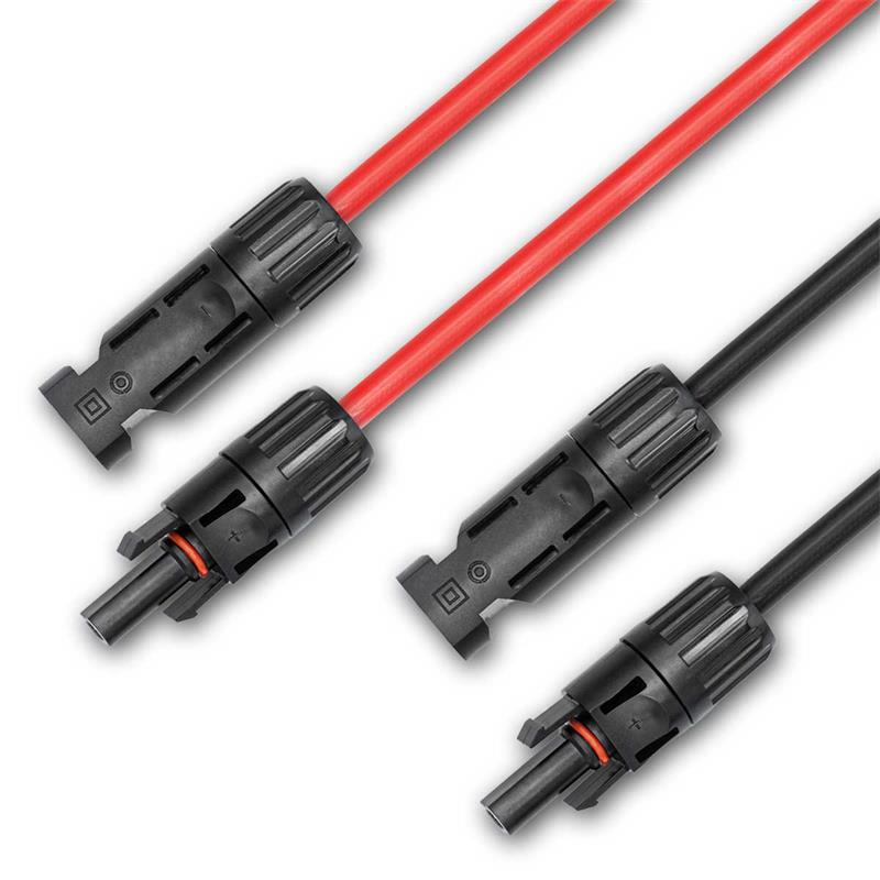 Photovoltaik Kabel 6mm² mit Stecker & Buchse, PV-Modulkabel