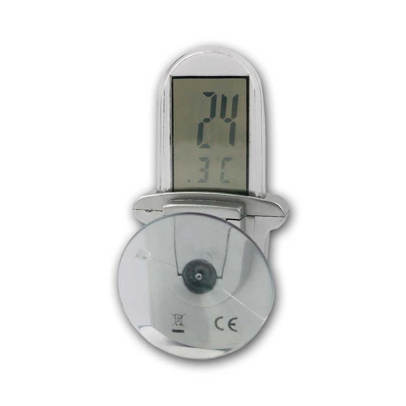 Digitales Fensterthermometer mit Saugnapf, Außenthermometer