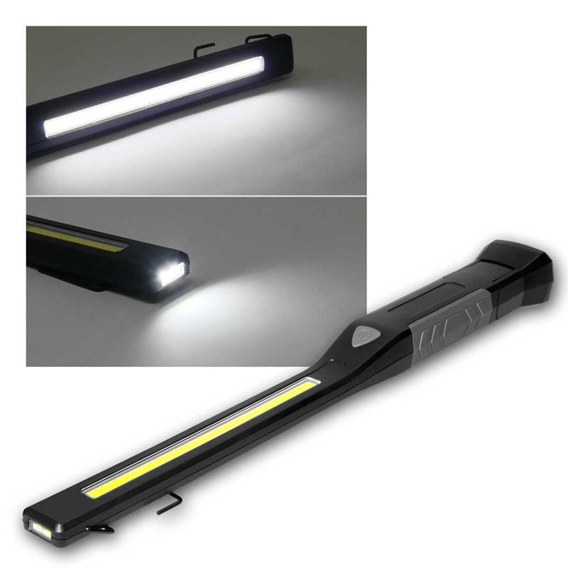 LED Akku-Arbeitslicht, 3 Modi, kaltweiß, USB-C, schwenkbar