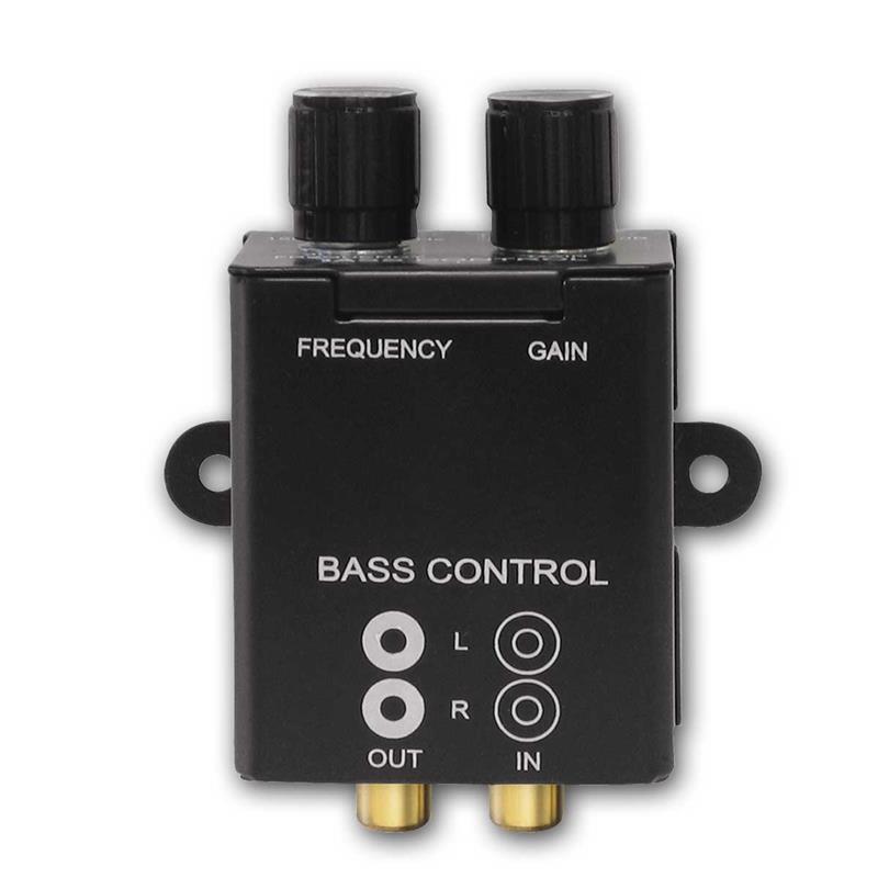 Bass-Pegelregler,Tiefton-Regler, Frequenz 40-150Hz, 2x Cinch