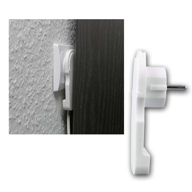 Flach-Winkelstecker, platzsparender Stecker mit Klappgriff