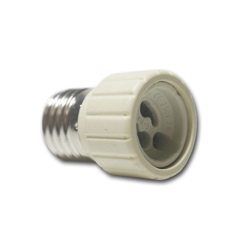 Lampenadapter E27 Sockel auf GU10 Fassung, Lampenfassung Lampenadapter E27 Sockel auf GU10 Fassung, Lampenfassung