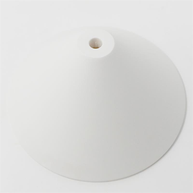 Decken-Baldachin in Kegelform, weißer Kunststoff, Ø120x60mm