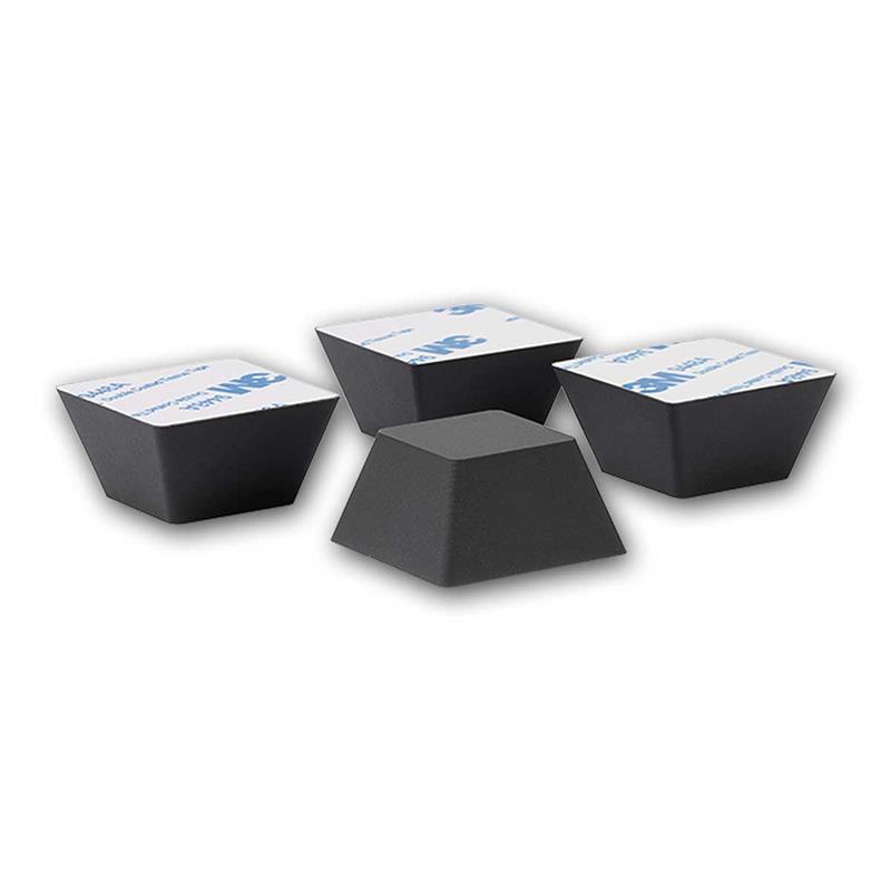 4er Set Anti-Vibrations-Füße "EDS", Entkoppler für Subwoofer