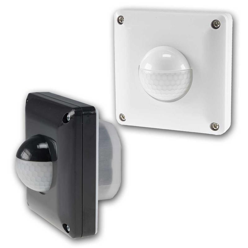 Bewegungsmelder, Unterputz, 2/3- Draht 190°, PIR Sensor, IP65