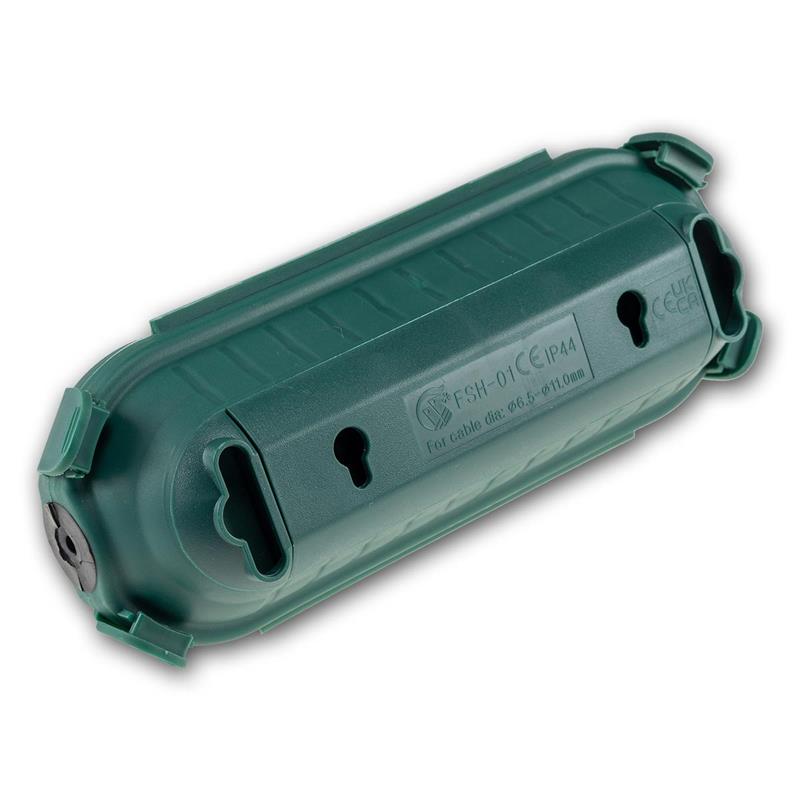 Sicherheitsbox für 230V Kabelverbindung Ø6,5-11mm, wetterfest