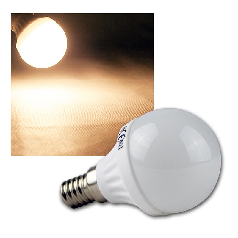E14 LED Tropfenlampe "T50", 5W, 400lm, Epistar LED warmweiß