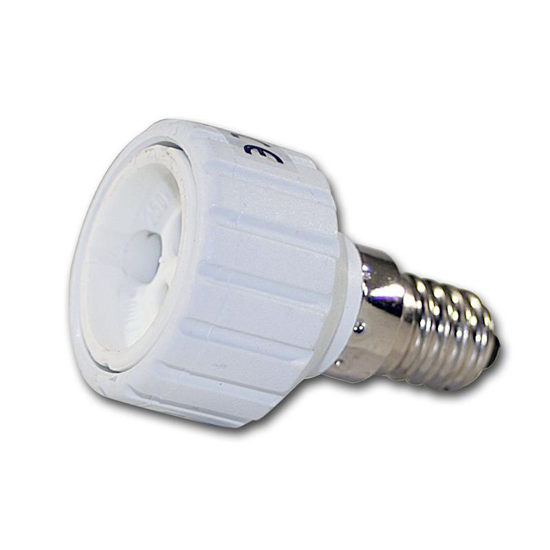 Lampenadapter GU10 Sockel auf E14 Fassung, Lampenfassung Lampenadapter GU10 Sockel auf E14 Fassung, Lampenfassung