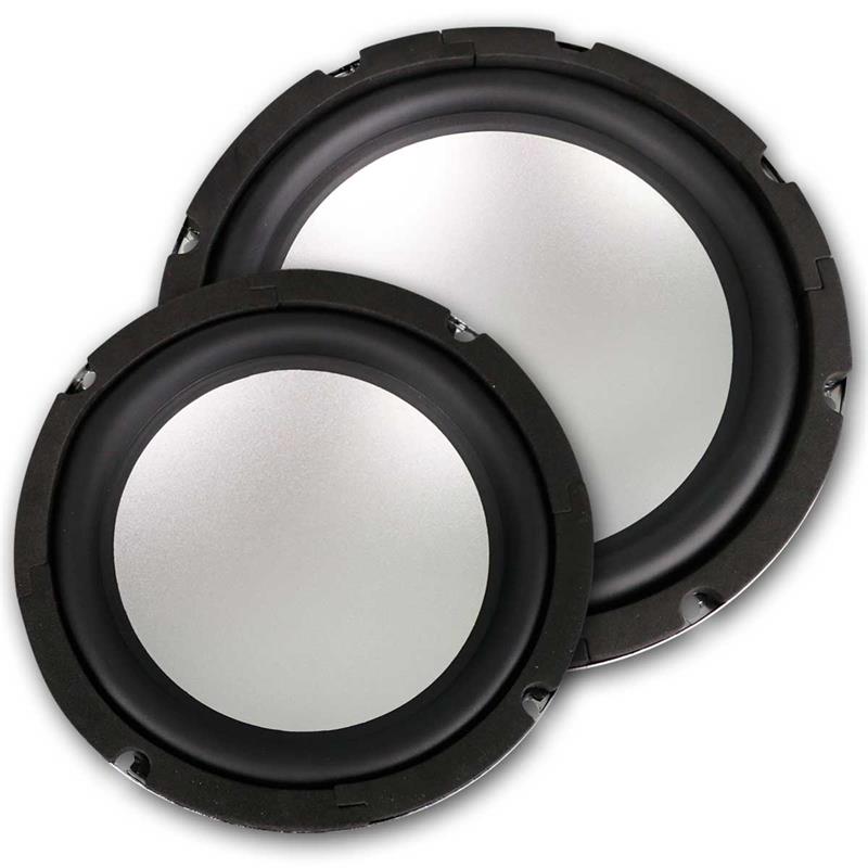 Subwoofer mit Aluminiummembran, Aluminium-Membran, 4 Ohm