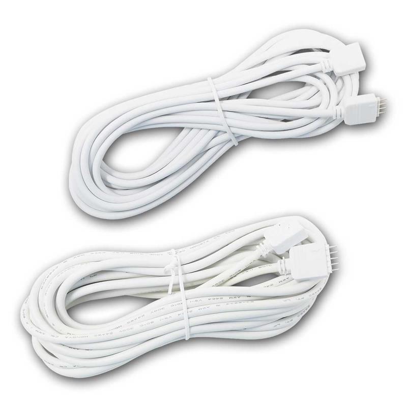 Verlängerungskabel für RGB / RGBW Streifen, Stecker & Buchse Verlängerungskabel für RGB / RGBW Streifen, Stecker & Buchse
