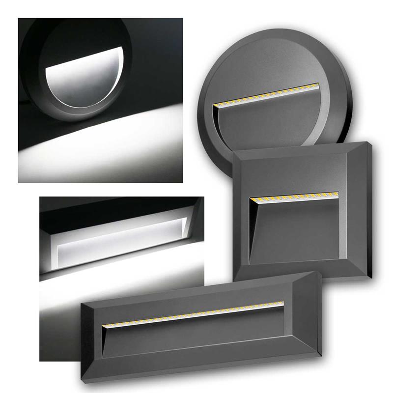 LED Sockelleuchte "KIBO", 1W Wegeleuchte, neutralweiß, IP65