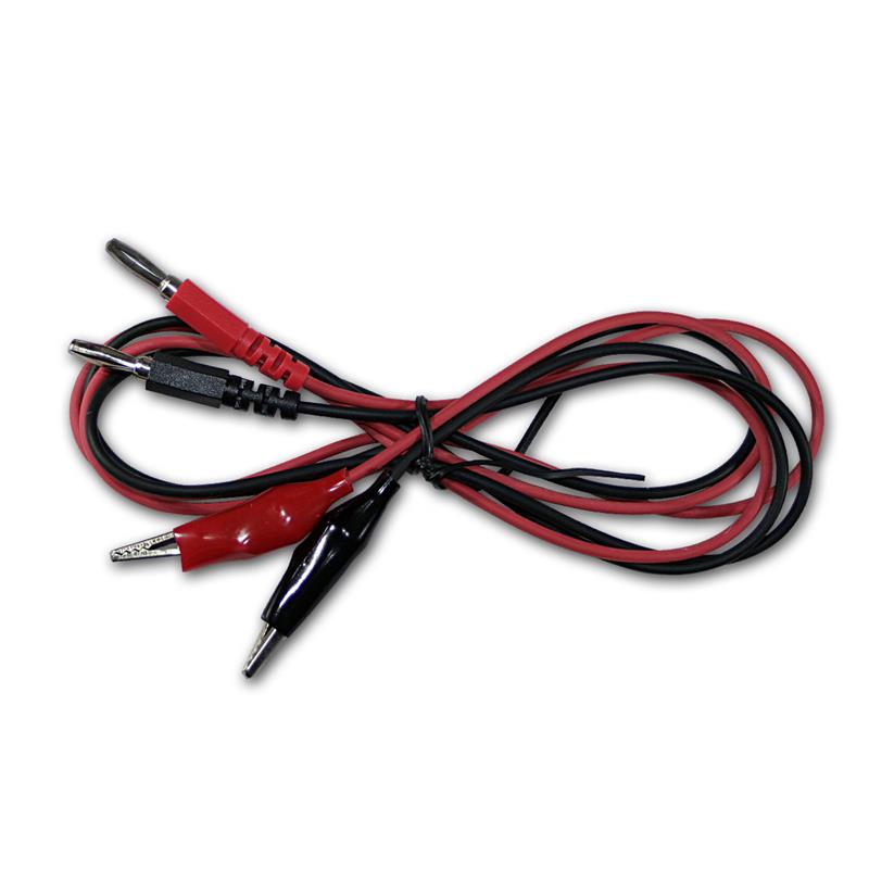 Messkabel 2er-Set für Multimeter, Messleitung 80cm, rot/schwarz