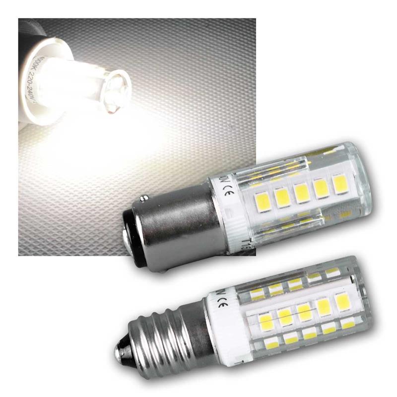 LED Leuchtmittel Sockel E14 / BA15d, 2,5W, 250lm, daylight