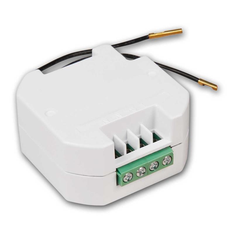 COMFORT Funk-Empfänger 1 Kanal, 2000W, ergänzt Schalter COMFORT Funk-Empfänger 1 Kanal, 2000W, ergänzt Schalter