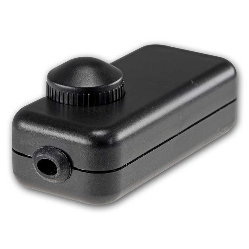 LED Schnurdimmer 230V/150W, stufenlos dimmbar mit Drehregler