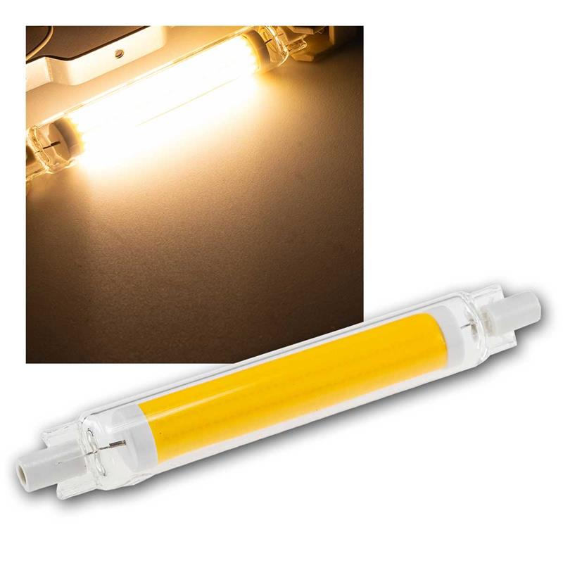 R7s LED Leuchtmittel "RS118 COB8dim", dimmbar, 7,6W