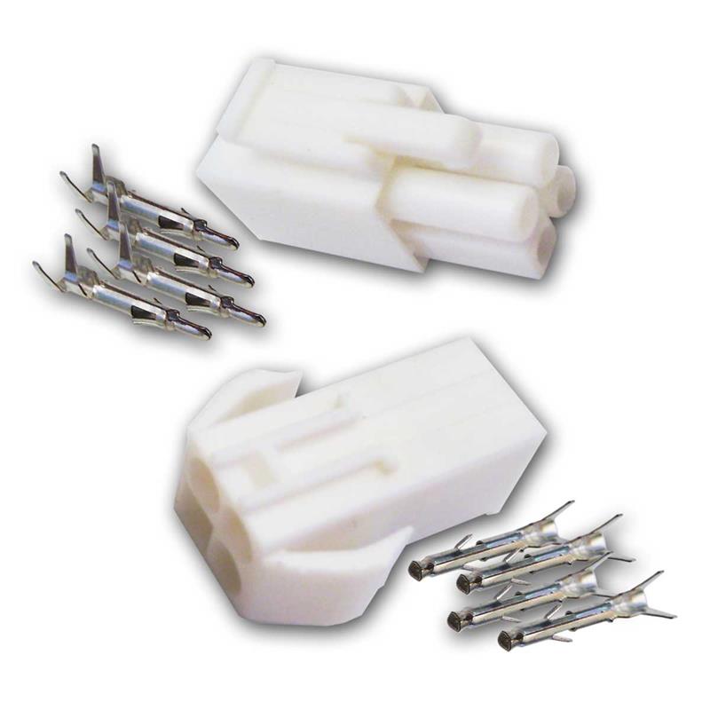 Steckverbindung 4-polig, mit Verriegelungssystem, lösbar Steckverbindung 4-polig, mit Verriegelungssystem, lösbar