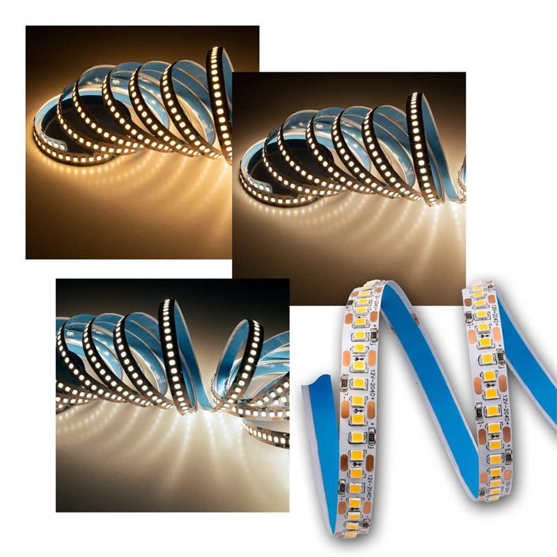 5m LED Streifen, 1020 LED, 80W, 12V, kürzbar, selbstklebend