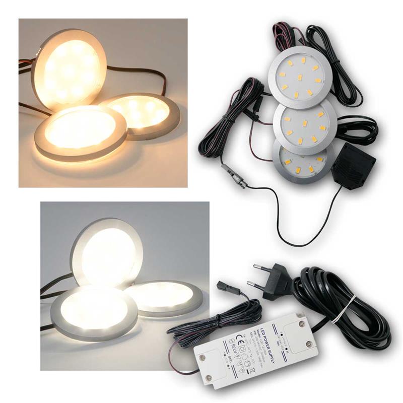 LED Unterbaustrahler „ORBIT-XL“, Komplettset, Touch MASTER