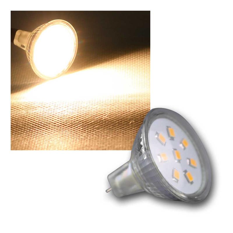 LED Leuchtmittel MR11, 12V/2W, 140lm, SMD LEDs, warmweiß LED Leuchtmittel MR11, 12V/2W, 140lm, SMD LEDs, warmweiß