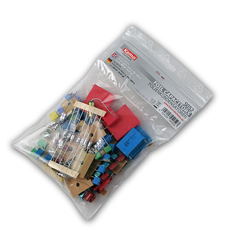Kondensator Set, Folienkondensatoren, unsortiert, 100er Pack