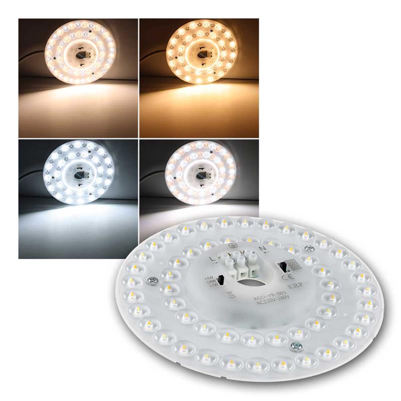 LED Modul "UM1224cct", Helligkeit & Lichtfarbe schaltbar LED Modul "UM1224cct", Helligkeit & Lichtfarbe schaltbar