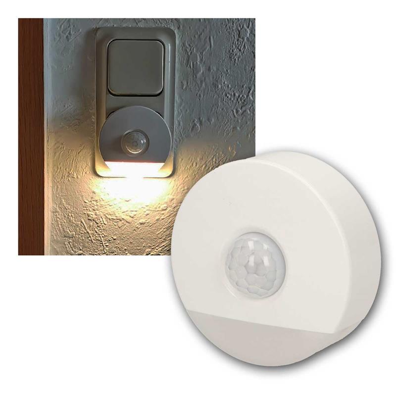 LED Nachtlicht für Steckdose, 200lm, PIR-Sensor, warmweiß