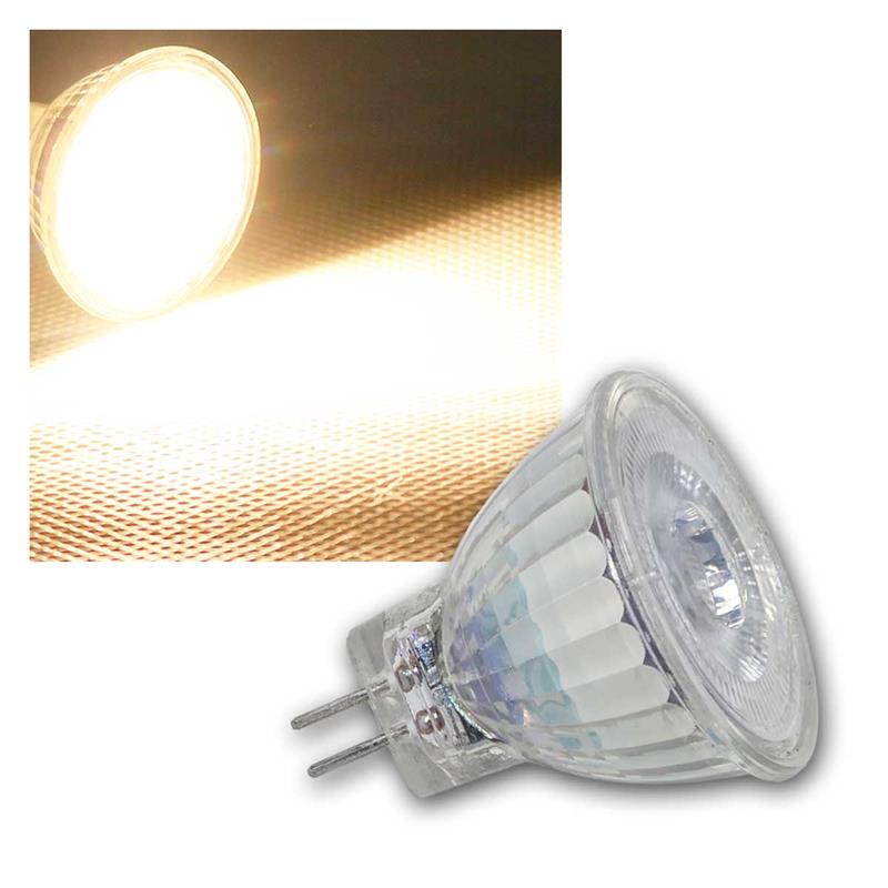MR11 LED Leuchtmittel, 2,3W, 184lm, Ø35x38mm, warmweiß