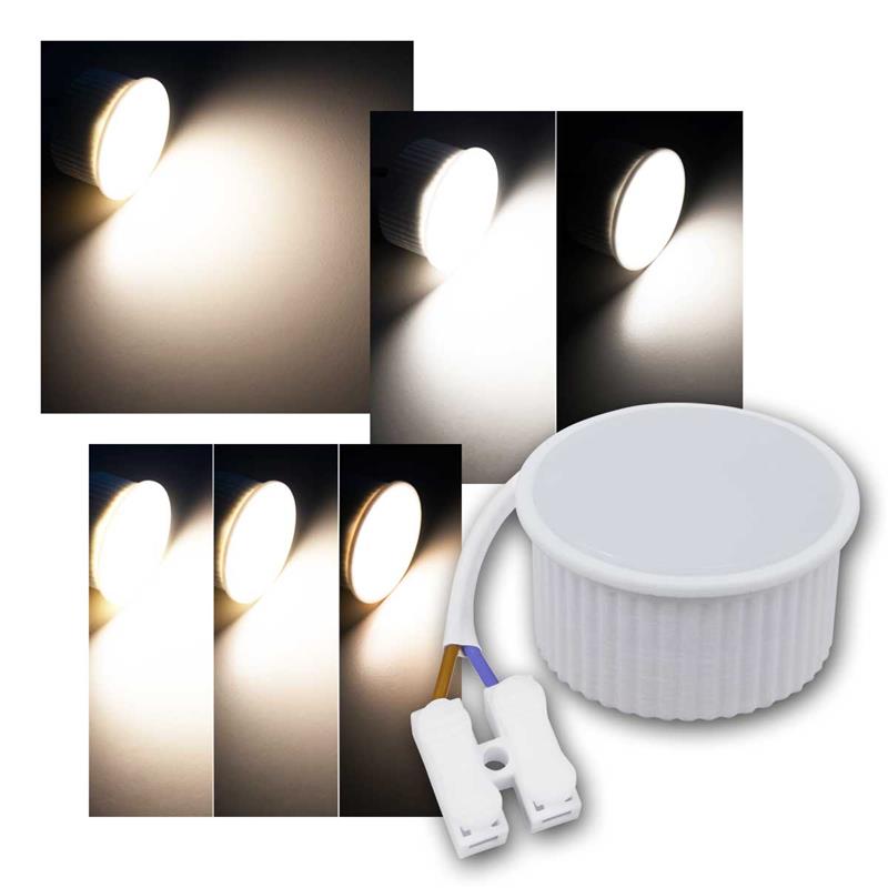 LED Modul "PL-70", LED Leuchteinsatz, 230V/7W, Ø50x25mm