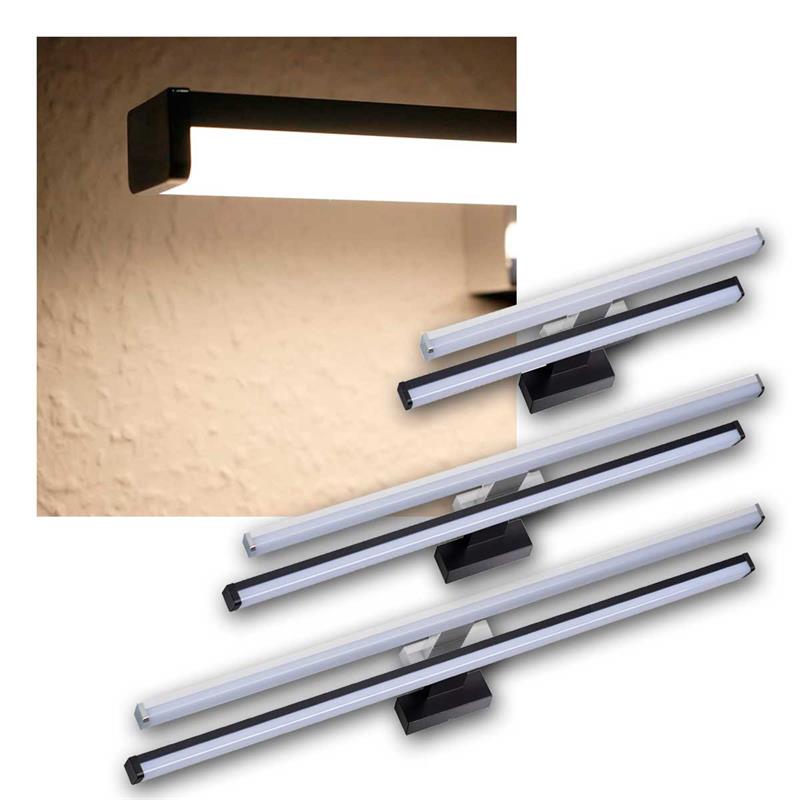 LED Spiegelleuchte "ASTEN", neutralweiß, Aluminium, IP44