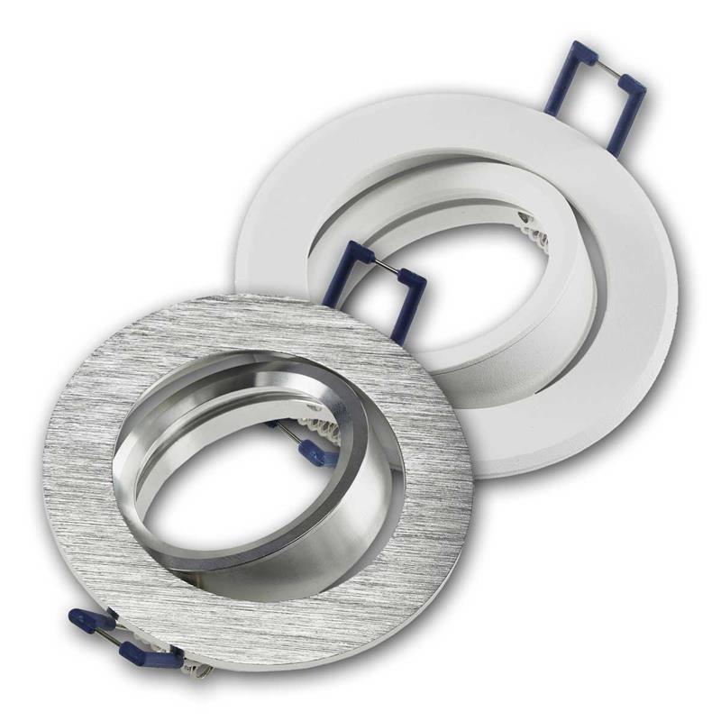 Einbaurahmen "CTE-84R" für GU10 oder MR16, schwenkbar