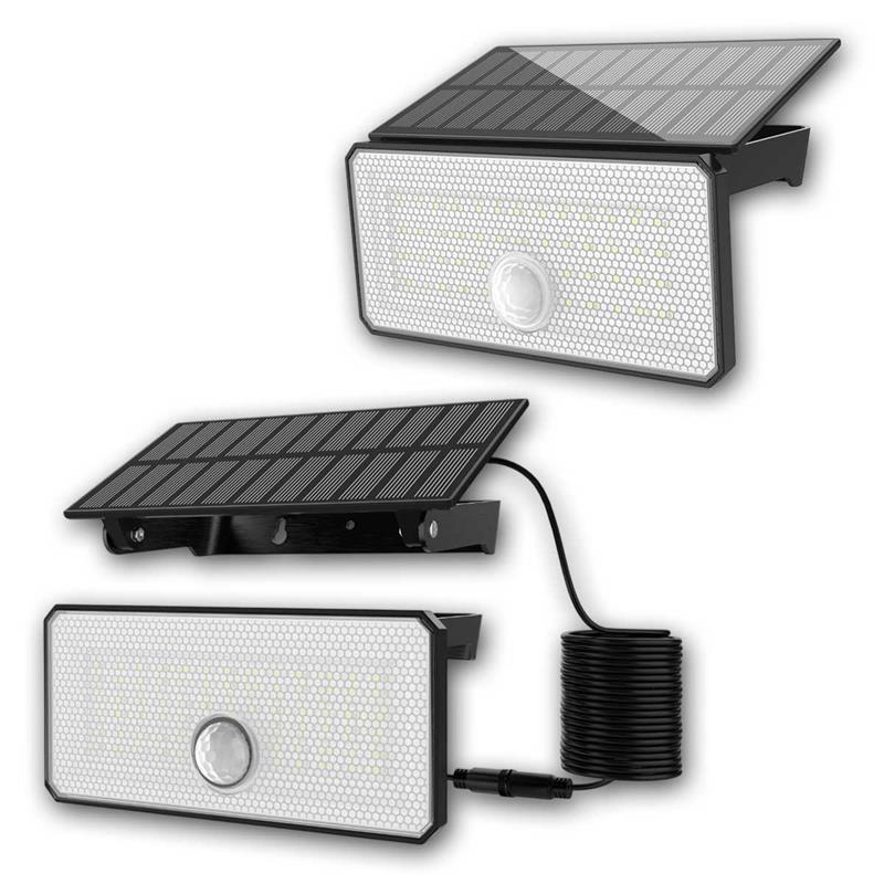 LED Solar Strahler "CT-SWL 46", vier Leuchtmodi, PIR Sensor