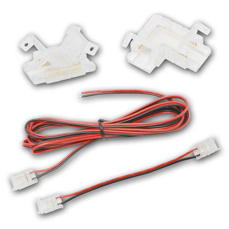 Schnellverbinder "Easy" für LED Strip, 2-polig, transparent