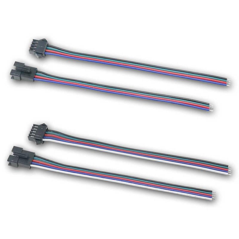Anschlusskabel für RGB/RGBW15cm Kabel mit AMP Stecker/Buchse Anschlusskabel für RGB/RGBW15cm Kabel mit AMP Stecker/Buchse