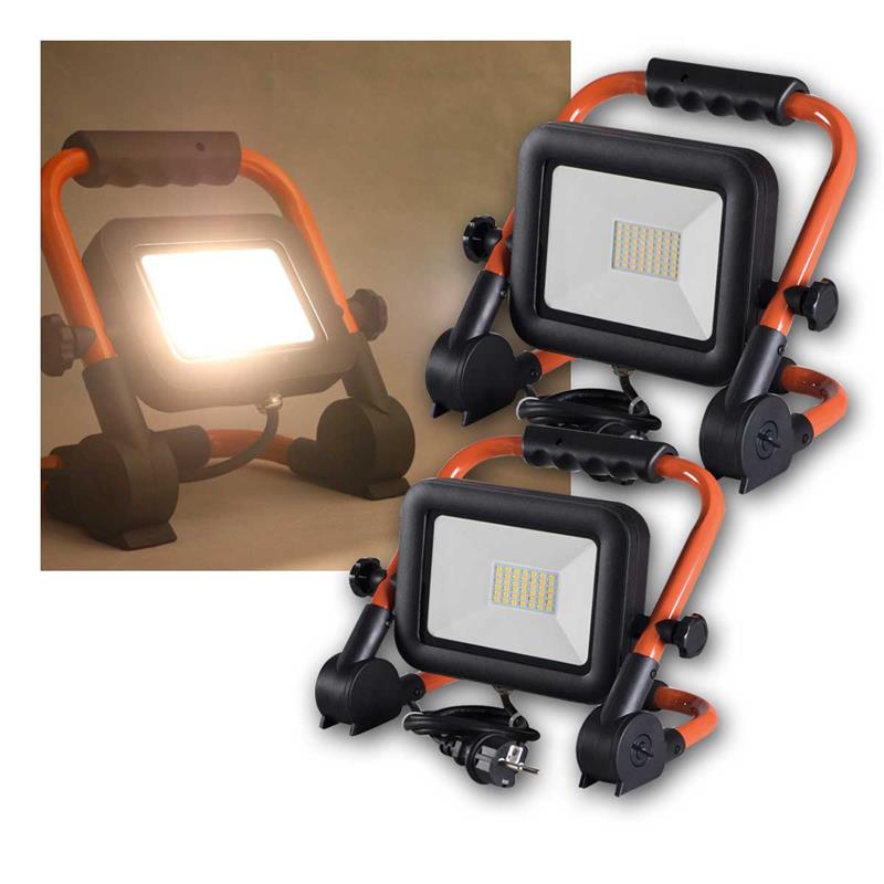 LED Baustrahler, LED Baulampe, 230V/30/50W, 2770lm/4430lm