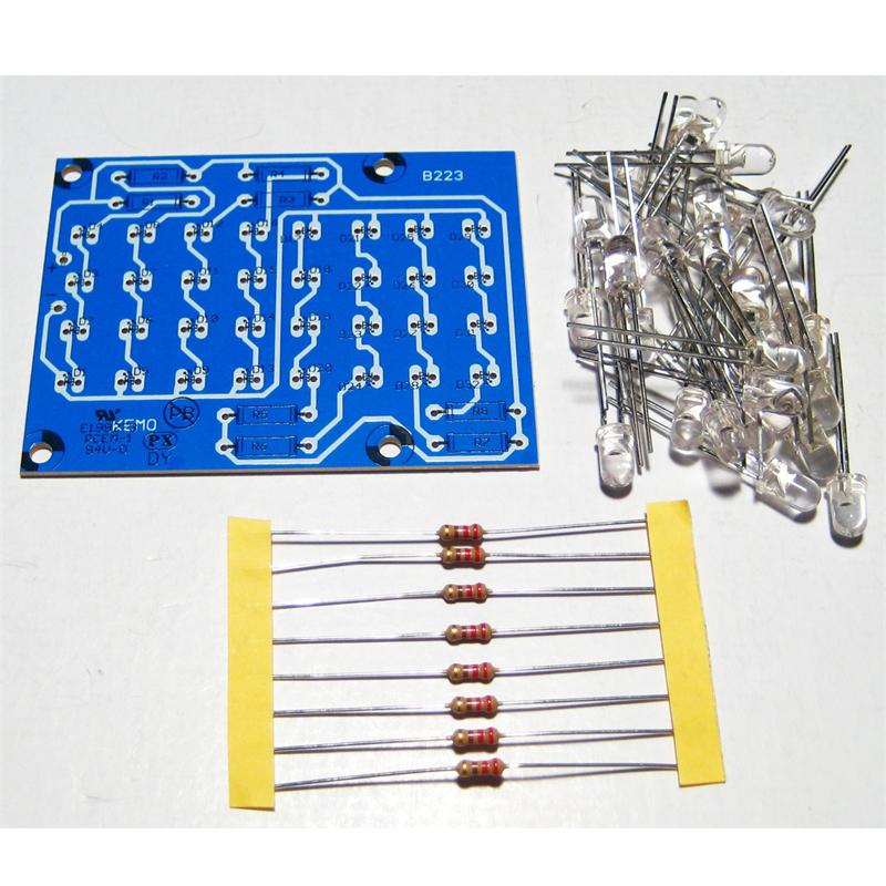 KEMO Infrarot-Scheinwerfer-Bausatz, 32 x 5mm LEDs, 12 V/DC