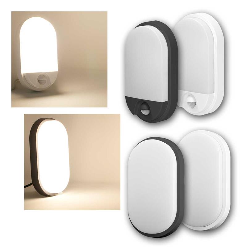 LED Außenleuchte "NEFRYT", Fassadenleuchte neutralweiß, IP54