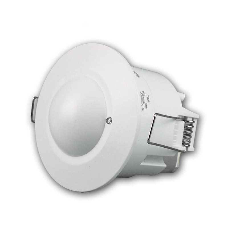 HF Einbau-Bewegungsmelder, 360°, bis 1200W, LED-geeignet