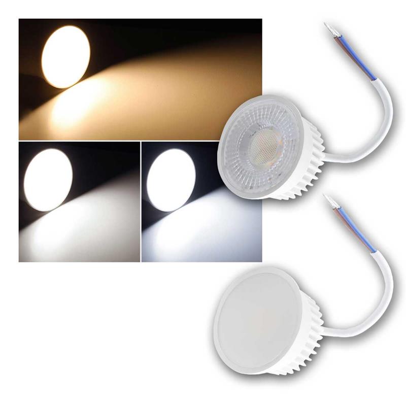 LED Leuchteinsatz "Piatto CCT 5", 5W, flach, 3 Lichtfarben
