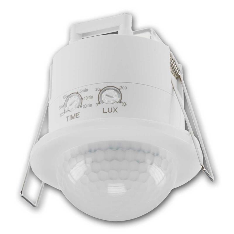 Präsenzmelder mit PIR-Sensor, 360° Erfassung, max. 20m, IP54