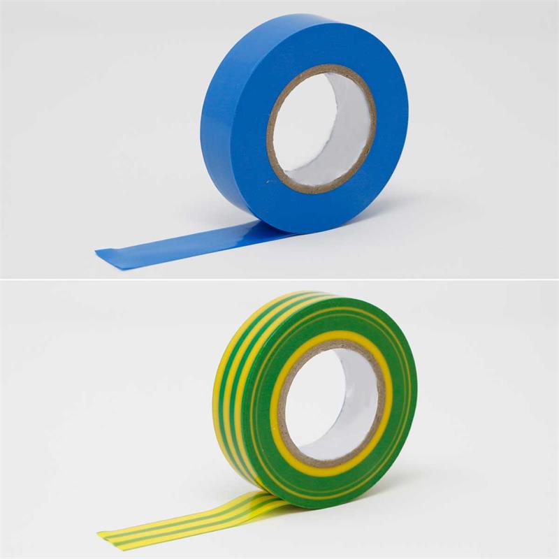 Elektro-Isolierband 10er Sortiment, 7 Farben, je 20m Klebeband